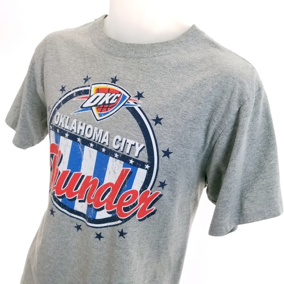 OKC Thunder Up Womens M T Shirt Gray Oklahoma City - Picture 3 of 7